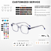 Fabrication sur mesure, vente en gros, lunettes optiques en acétate haut de gamme pour enfants, montures de lunettes durables pour enfants pour un usage quotidien, OEM/ODM