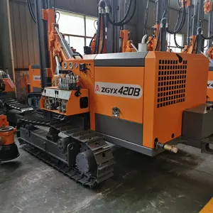 Zhigao Zega 420 Crawler Hydraulische Rots Boorinstallatie Ontploffingsgat Boormachine Voor Mijnbouw Boorgat Boor