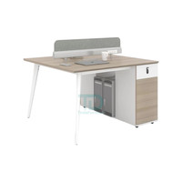 Ensemble de table de bureau contemporain MFC armoire en bois tiroir ordinateur directeur de conférence directeur personnel poste de travail employé