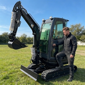 Prix usine bas - Mini-pelleuse certifiée CE 1,8T 2,5T compatible avec plusieurs accessoires et livraison rapide, haute performance de creusement - Product Image 4