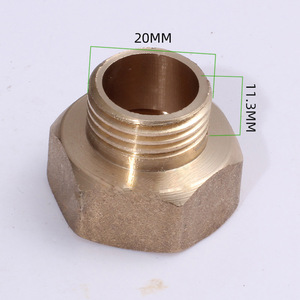 Brass Pipe Fitting <b>Adapter</b> 4 To 6 Mm Inner Outer Threads Connector For Plumbing Use - Product Image 3