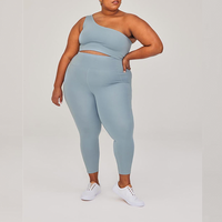 XS-4XL taille haute grande taille Leggings Fitness Yoga Wear ensembles de gymnastique pour les femmes