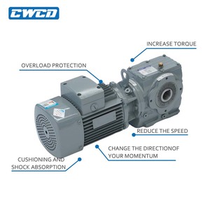 Réducteur de vitesse à vis sans fin hélicoïdale série S en fonte pour machines minières, OEM, entrée 20 CV, certifié CE - Product Image 4
