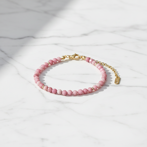 Pulsera de Acero Inoxidable con Baño de Oro PVD de 18k para Mujer, Cuentas de Piedras Preciosas Facetadas de 4mm, Joyería Minimalista de Cristal Curativo, Jade al por Mayor - Product Image 6
