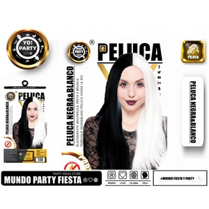 Parrucca lunga #32501 per oggetti di scena in Costume migliora il tuo Outfit Fantasy con questo accessorio Versatile