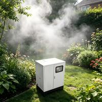 Système de brumisation haute pression 100 bars en acier inoxydable, pulvérisateur électrique télécommandé pour jardin extérieur, refroidissement et contrôle des moustiques