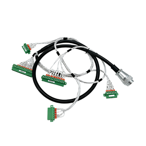 Conjunto de Cabos para Automação Industrial com Conector Circular de Aviação e Bloco de Terminais para Máquinas CNC e Produção IATF 16 - Product Image 2