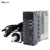 Kit Pengontrol Motor Servo AC A4 220V 1.5/2.8/3.5A 3000rpm 200/400/600W 0.637/1.27/1.91N.m Kit Penggerak Motor Servo AC
