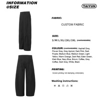 Celana panjang pria, celana panjang kancing longgar ritsleting Fly Streetwear warna Solid layanan olahraga OEM