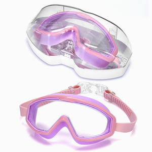 Gafas de natación profesionales al por mayor, gafas de protección ocular de silicona antivaho para adultos y niños - Product Image 6