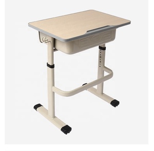طاولة مدرسة واحدة بارتفاع قابل للتعديل ، كرسي وطاولة مدرسة للطلاب - Product Image 4