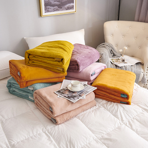 DONGFANG custom logo winter blankets for double bed milk velvet 2 ply blanket blankets for winter double layer - Product Image 6