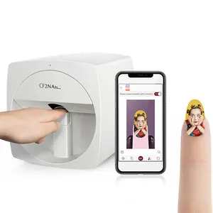 2024 Nieuwe Aankomst O2nails Hi-Definition Creatieve Draagbare Nagelprinter V11 Digitale Nail Art Ontwerpmachine