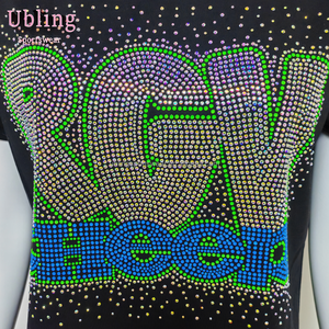 Mới Đến Bán Buôn Shining Bling Tùy Chỉnh <span class=keywords><strong>Rhinestone</strong></span> Truyền Nhiệt Thiết Kế Sáng Bóng <span class=keywords><strong>Rhinestone</strong></span> Sắt Trên Chuyển Cho T Áo Sơ Mi - Product Image 4