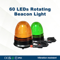 Balises lumineuses promotionnelles IP67 à base magnétique, diffuseur rotatif, autonomie de 50 000 heures, économie d'énergie pour chariots élévateurs