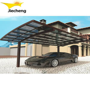 Structure en aluminium robuste personnalisable, abri pour voiture autoportant, toiture en polycarbonate, tente de stationnement pour voiture, auvent à structure métallique - Product Image 3