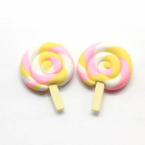 Nouveauté : Mini sucettes colorées mignonnes, bonbons de simulation sucrés, 100 pièces/sac, jolis pour les bébés et les enfants, jouets doux - Product Image 3