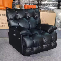 Canapé-lit convertible multifonctionnel moderne haut de gamme avec revêtement en tissu, fauteuil inclinable et lit à bascule pour salon et chambre à coucher