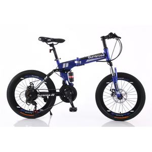 Vélos pliants de montagne pour adultes <span class=keywords><strong>à</strong></span> deux roues, OEM ODM, 21 vitesses, haute capacité de charge, amortisseurs - Product Image 6