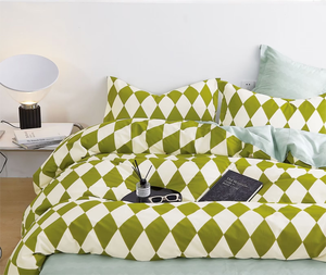 <span class=keywords><strong>Housse</strong></span> <span class=keywords><strong>de</strong></span> <span class=keywords><strong>couette</strong></span> en polyester et coton, <span class=keywords><strong>motif</strong></span> feuilles, anti-bactérienne, double épaisseur, tailles King/Queen/Twin, avec taies d'oreiller – Grande Vente - Product Image 3