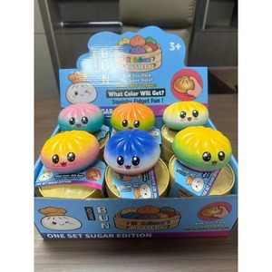 Wholesale Glitter Dumpling Squishy Mystery Box Colorful Bun Fidget Stress Relief Toy Kids Party Favor Bulk - Product Image 5