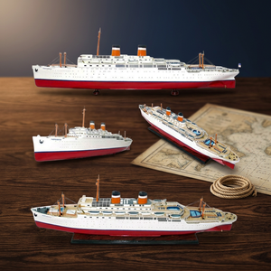 Maquette de navire SS INDEPENDENCE PINEWOOD OCEAN LINER - Modèle de bateau autoportant de haute qualité, peint à la main, pour la décoration nautique et les fêtes - Product Image 3