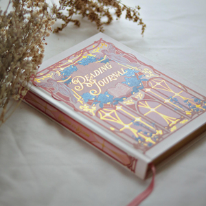 สมุดบันทึกปกแข็งลายทอง LABON Angel Reading Journal ขนาด A5 สำหรับจดบันทึก รีวิว และบันทึกประจำวัน กระดาษกันน้ำหมึก สำหรับคนรักหนังสือ - Product Image 1