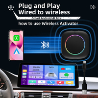 JMC Portable Auto Electronics Wireless CarPlay Android AI BOX para BMW 4G 64 8G 256G WIFI 4G Internet Conectividad