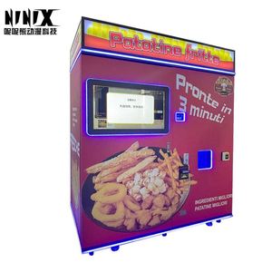 Máquina Expendedora de Snacks Comercial de Lujo con Autoservicio, Papas Fritas Rápidas en 3 Minutos, Control Táctil Automático, NINIX 10L SDK - Product Image 6