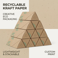 Boîtes d'emballage personnalisables en carton ondulé kraft en matériaux recyclés, vente en gros d'usine, gaufrage, papier fiable pour supermarchés