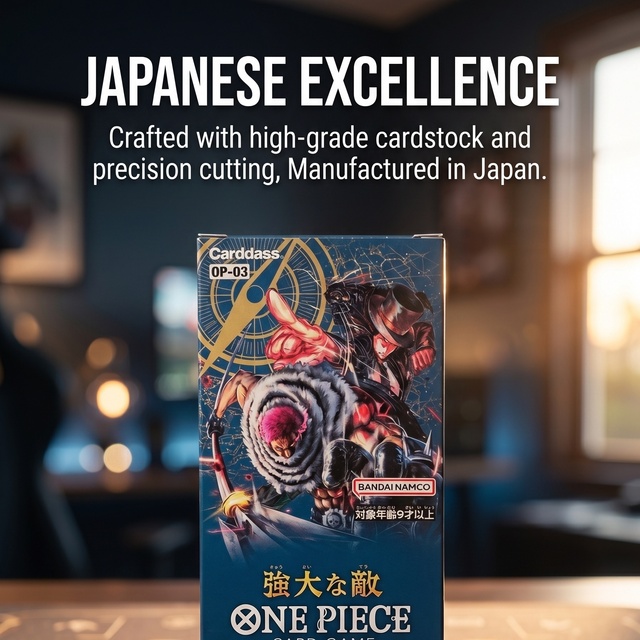 One Pieces Card Game OP-03 Booster Box Powerful Enemies Japanese Anime Trading Cards 24 Packs Carddass TCG