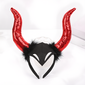 Halloween Devil corna fascia per capelli gotico Cosplay per capelli demone fascia per capelli Cosplay decorazioni per feste - Product Image 4