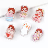 Clips de Papel Acrílicos Bonitos de Alta Calidad con Temática de Anime y Dibujos Animados al Estilo Chino, Personalizables, Elegantes, para Regalo Empresarial