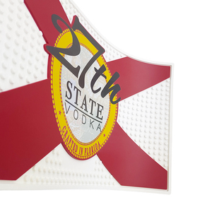 Heavy Duty <b>Silicone</b> Bar <b>Mat</b> Custom Logo Rubber Drip Tray Bar Runner Non Slip Spill Proof Countertop <b>Mat</b> for Bar Accessories - Product Image 3