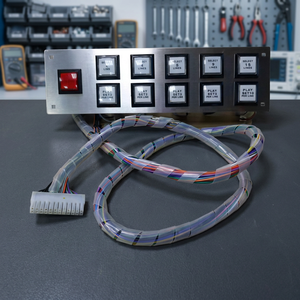 Panel de Botones Metálicos FRO Tiny AIo con Cable, Mini Empujador de Monedas para Máquinas de Juegos Arcade que Funcionan con Monedas, Hecho en TW - Product Image 3
