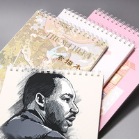 A3 Spiral-Skizzenbuch Verdicktes Kunst-Blanko-Bilderbuch Handgemaltes Farb- und Bleistift-Zeichenpapier für Erwachsene und Kinder zum Malen