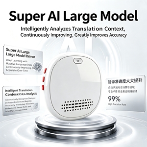 Traductor de Idiomas Inteligente Portátil con IA, Compatible con 162 Idiomas, Práctica de Español e Inglés, Conexión para Viajes y Negocios - Product Image 3