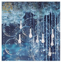 Lustre Suspendu Décoration de Mariage, Éclairage Cristal Acrylique pour Événements, Hôtels et Plafonds, Décorations Lumineuses