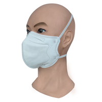 Masque facial de protection jetable FFP2, masque facial plié 5 plis avec certification CE