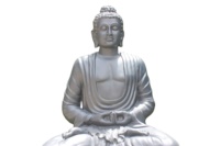 Estatua de Buda de Resina de la Mejor Calidad para Interiores y Exteriores, Escultura de 1.2 m de Altura, Irrompible, Impermeable, en Posición Sentada, para el Hogar Budista