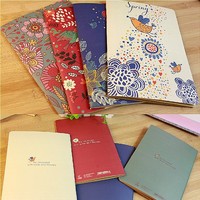 Cuaderno de Regalo de Papel con Tapa Dura, Diseño Creativo de Papelería, Impresión Digital, Diseño de Dibujos Animados de Pony, Amor, Flores, Pájaros, Bloc de Notas - 4 Opciones