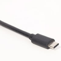 Câble USB-C mâle vers femelle avec panneau de montage sur châssis, prise USB-C, avec couvercle étanche, câble d'extension USB-C