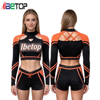 Prix direct usine – Uniformes de cheerleading personnalisés, conception gratuite, faible MOQ, vêtements de cheerleading de haute qualité pour équipes.