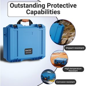 Sac de transport étanche IP67 en PP mat avec protection tampon, boucle de verrouillage, étui rigide pour Starlink Mini avec trépied - Product Image 5