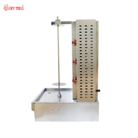 Machine à shawarma à gaz de haute qualité à 3 brûleurs, machine à kebab au poulet en acier inoxydable, grill à shawarma automatique, machine à couper les kebabs