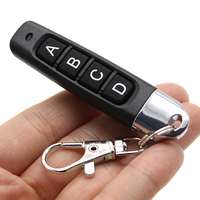Télécommande sans fil pour porte de Garage, 12V DC, 4 boutons, Automobile, moto
