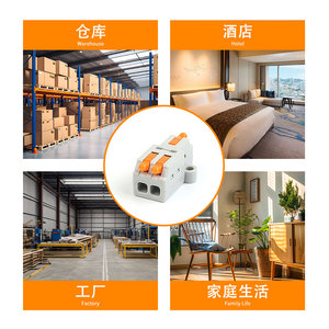 Kit <span class=keywords><strong>de</strong></span> connecteurs à levier DIY GO 40 pièces, assortiment compact <span class=keywords><strong>de</strong></span> connecteurs <span class=keywords><strong>de</strong></span> raccordement pour bornes <span class=keywords><strong>de</strong></span> connexion rapide <span class=keywords><strong>électrique</strong></span> - Product Image 6