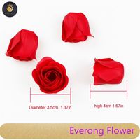 Vente en gros 2022 Nouveau Savon Artificiel en Forme de Fleurs Roses avec Boîte Cadeau 3 Couches Rafraîchir Tête de Savon Fleur Pour Anniversaire