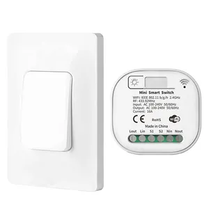 RF433 Commutateur et récepteur cinétique Wifi Aucune batterie ne nécessite de commutateurs de télécommande Module de commutateur intelligent étanche 110 V