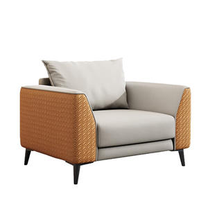 Conjunto de Sofás para Oficina, Cuero PU, Esponja de Alta Densidad, Muebles Duraderos para Recepción y Salón - Product Image 5